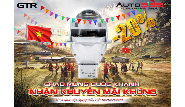 ĐỘ ĐÈN XE HƠI GIÁ RẺ VỚI BI LED GTR PREMIUM ULTRA 